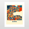 Barrie Map Print