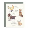 Birthday Animal Sounds Card
