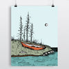 Canoe Print