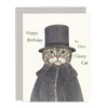 Classy Cat Birthday Card