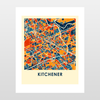 Kitchener Map Print