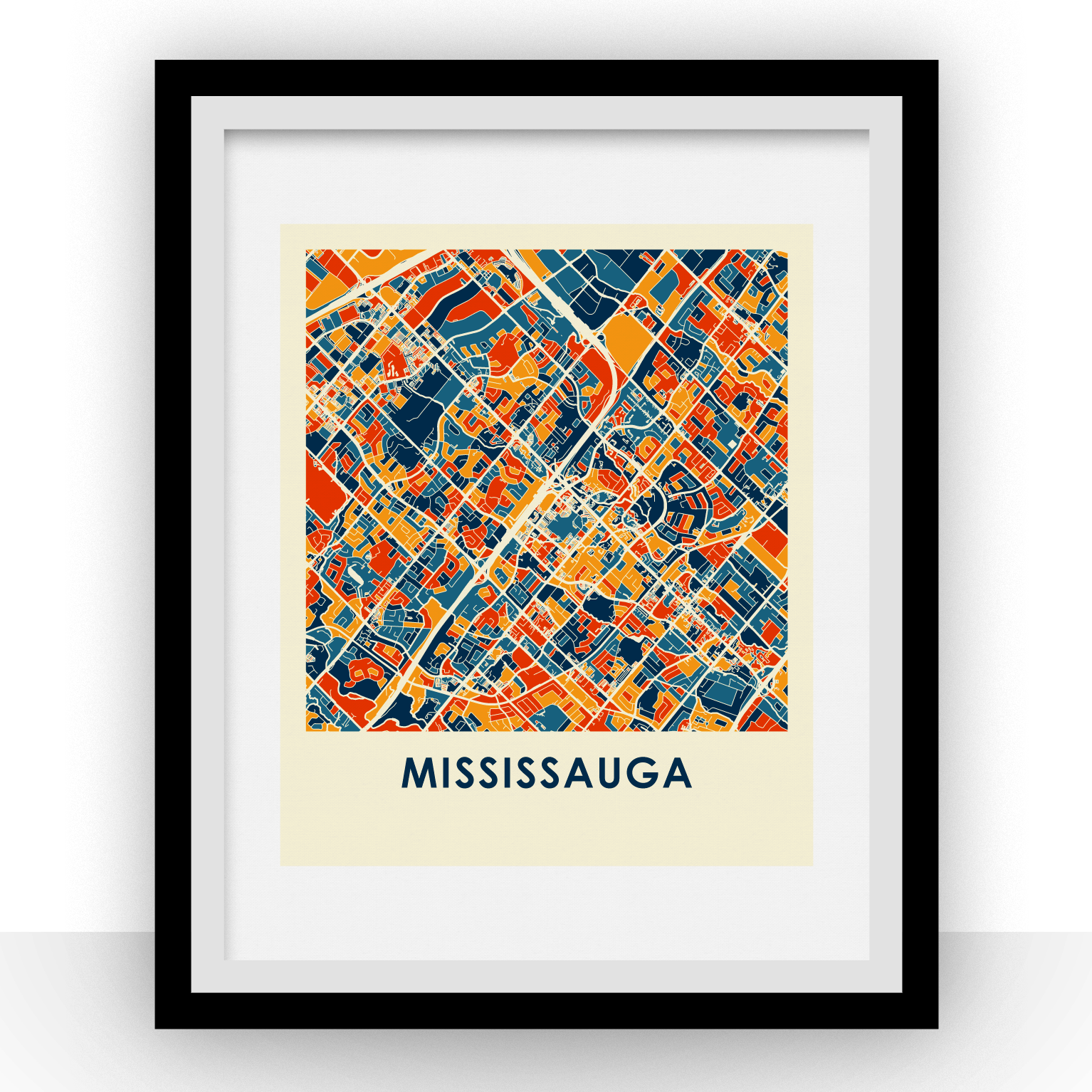 Mississauga Map Print