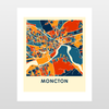 Moncton Map Print