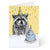 Raccoon with Cake Card
