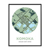 Komoka Map Print