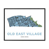 Old East Neighbourhood Map Print