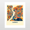 Sarnia Map Print