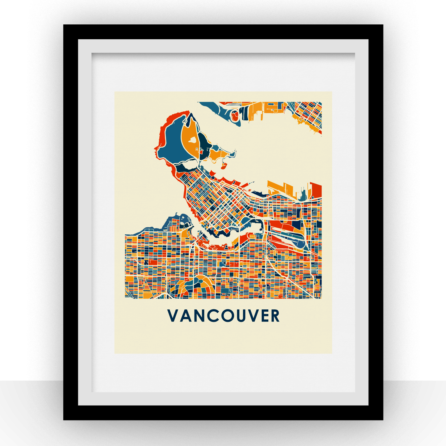 Vancouver Map Print
