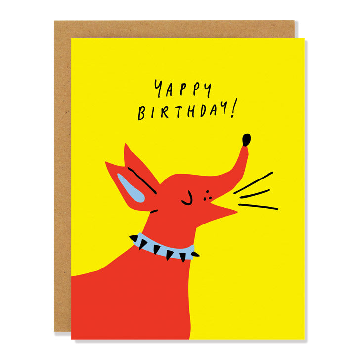 Yappy Birthday Card
