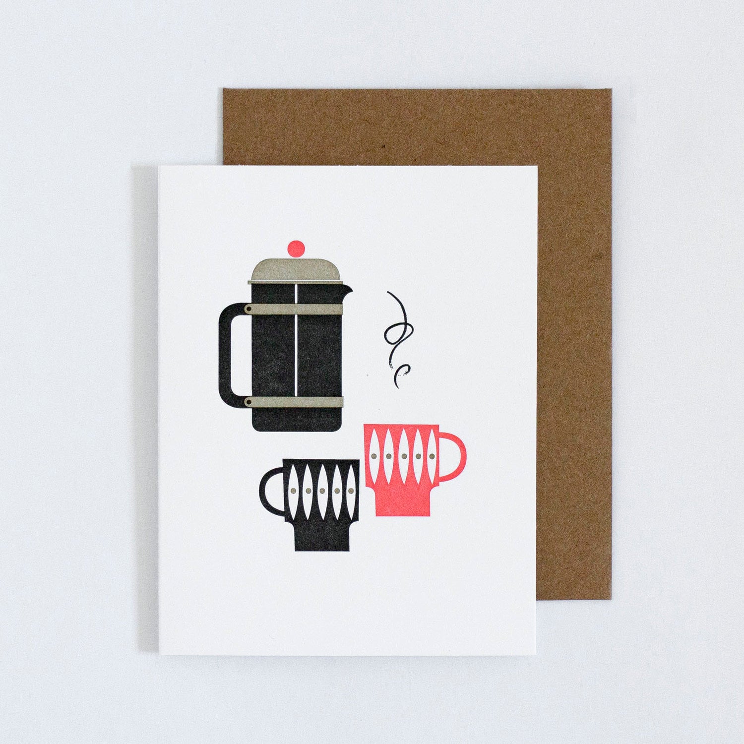 French Press For Two Card