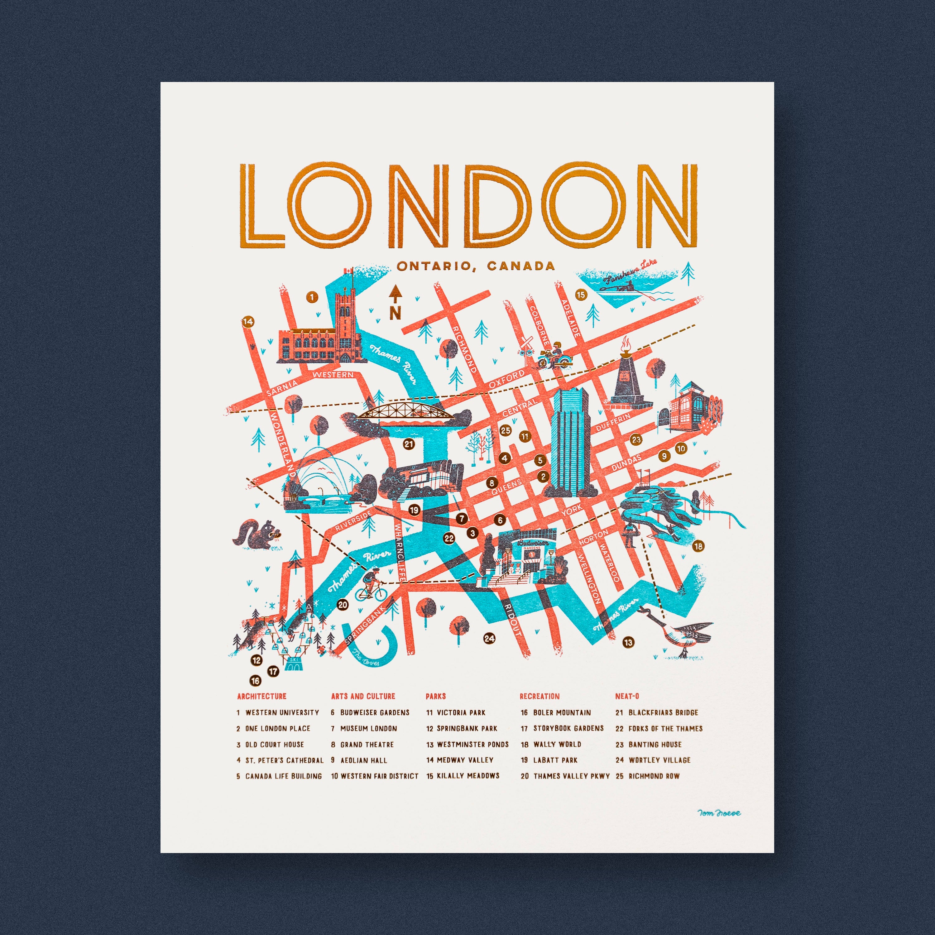 The Map of London – Spruce Moose