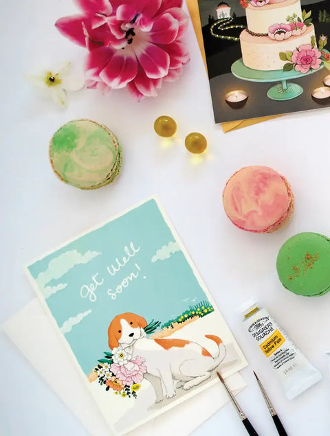 Anniversary Cake Card