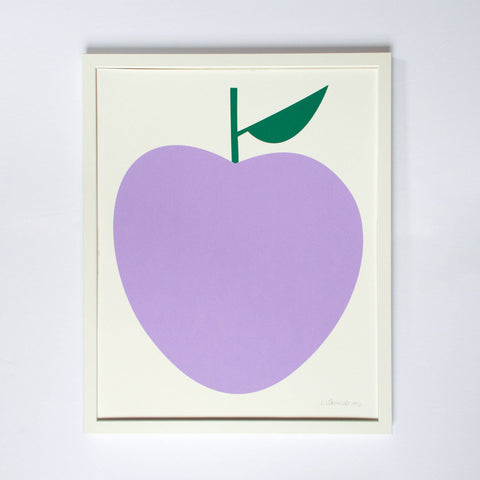 Plum 2-Colour Screen Print