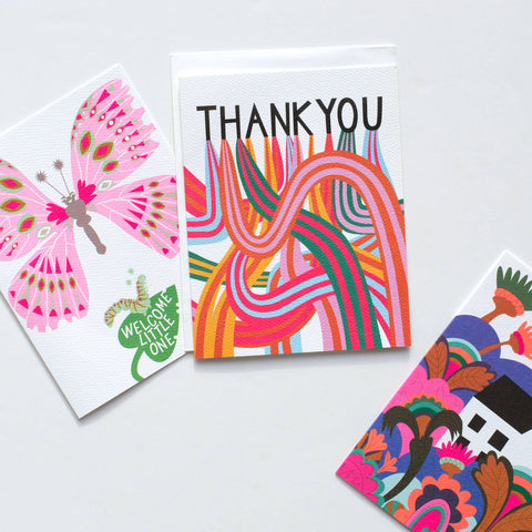 Psychedelic Garden Home Card