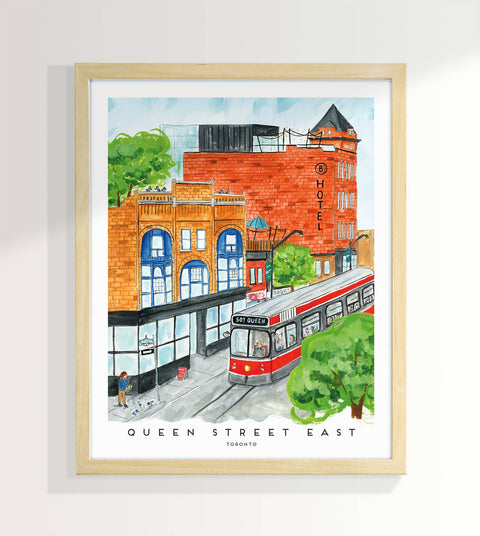 Toronto's Queen Street East Print