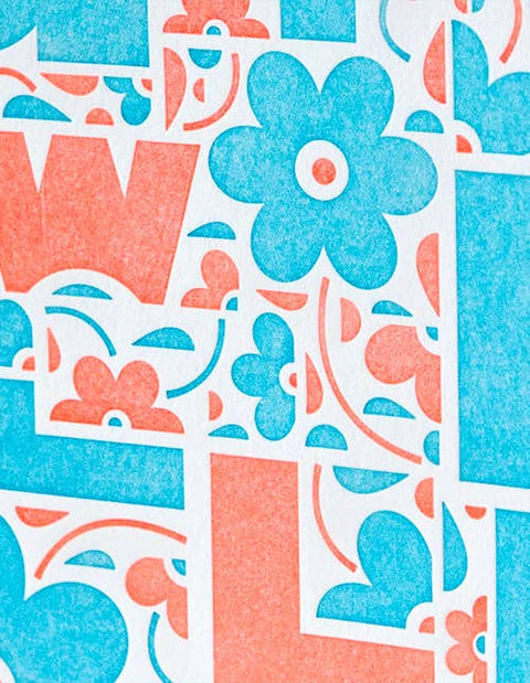 Get Well Letterpress Card