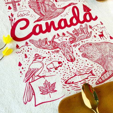 Canada Organic Tea Towel