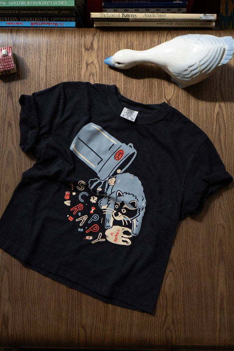 Scrappy Raccoon Boxy Tee