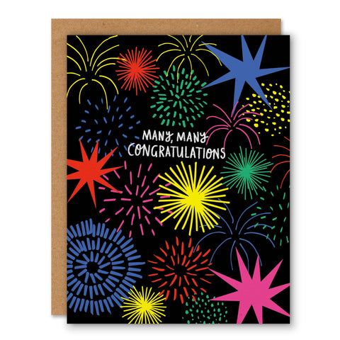 Firework Congratulations Card