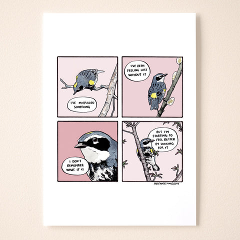 Misplaced Comic Print