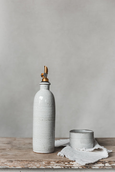 Glazed Ceramic Oil Dispenser