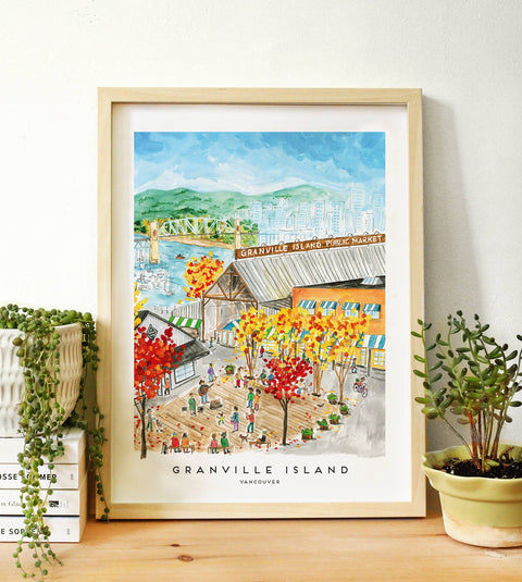 Vancouver's Granville Island Print