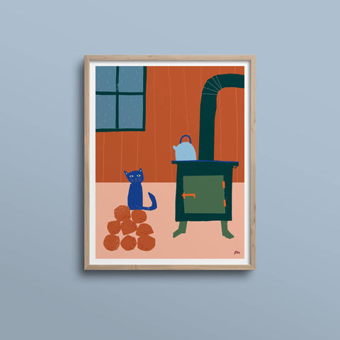 Woodstove Print