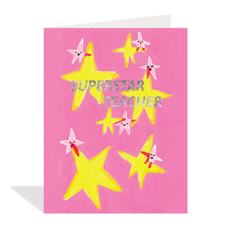 Superstar Teacher Card