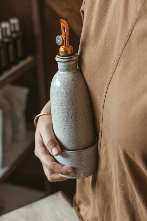 Glazed Ceramic Oil Dispenser