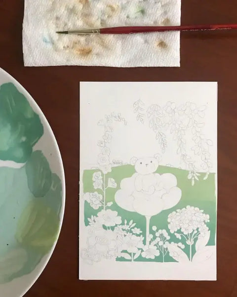 Teddy Bear Baby Card