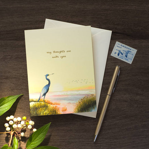 My Thoughts Are With You Card