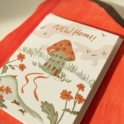 Mushroom Home Card
