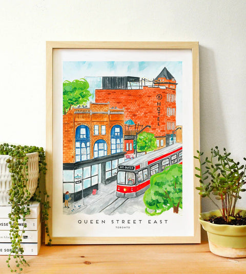 Toronto's Queen Street East Print