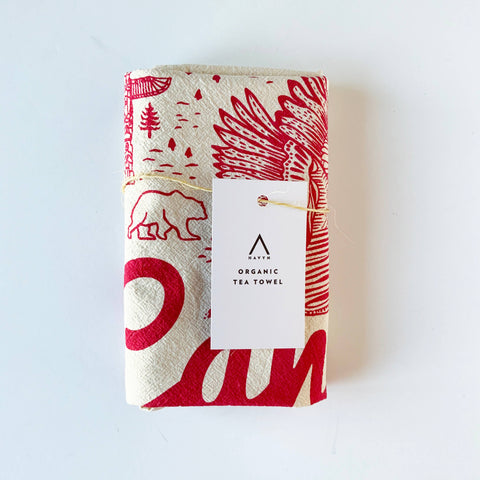 Canada Organic Tea Towel