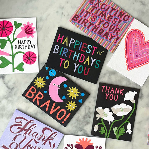 Morning Glory Birthday Card