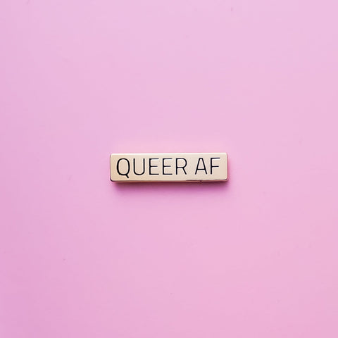 Queer AF Pin