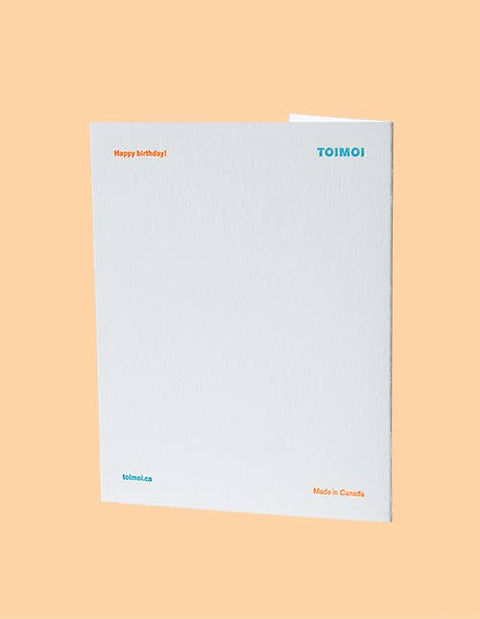 Happy Birthday Letterpress Card