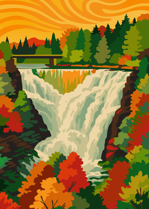 Autumn Cascade 1000-Piece Puzzle