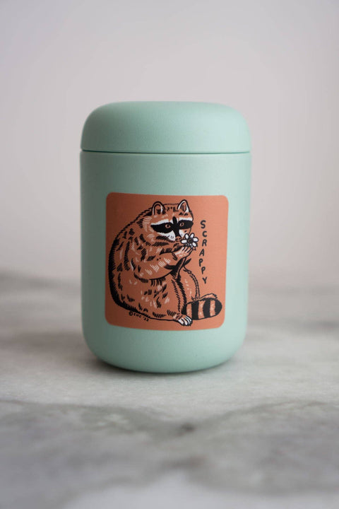 Scrappy Raccoon Sticker