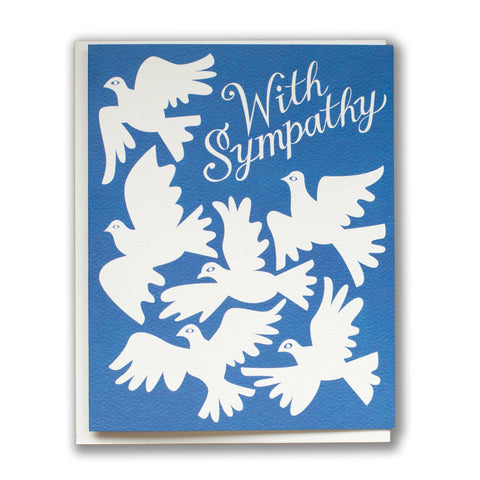 Mourning Doves Sympathy Card