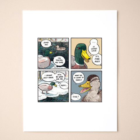 Taking My Time Comic Print
