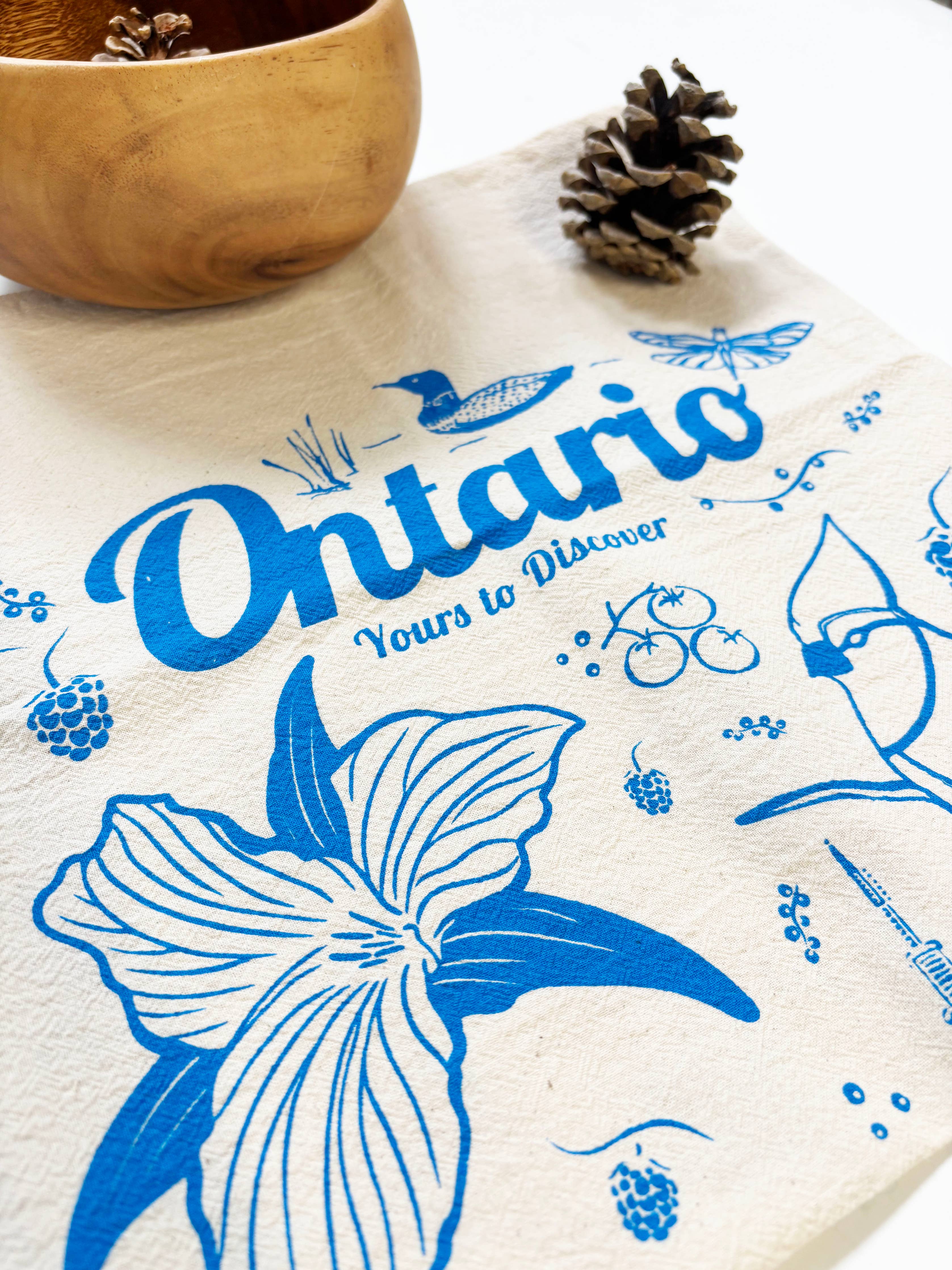 Ontario Organic Tea Towel – Spruce Moose