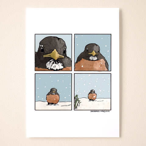 Spring Robin Comic Print