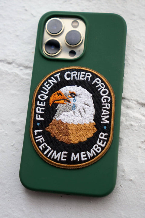 Frequent Crier Embroidered Sticky Patch