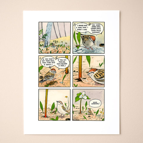 The Seed Song Comic Print