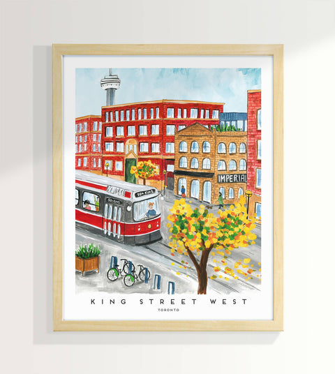 Toronto's King Street West Print