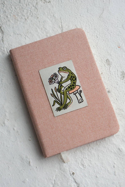 Froggy Bouquet Woven Sticky Patch