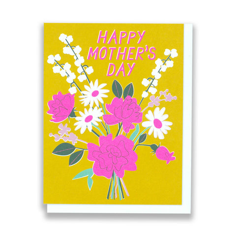 Mother's Day Flowers on Mustard