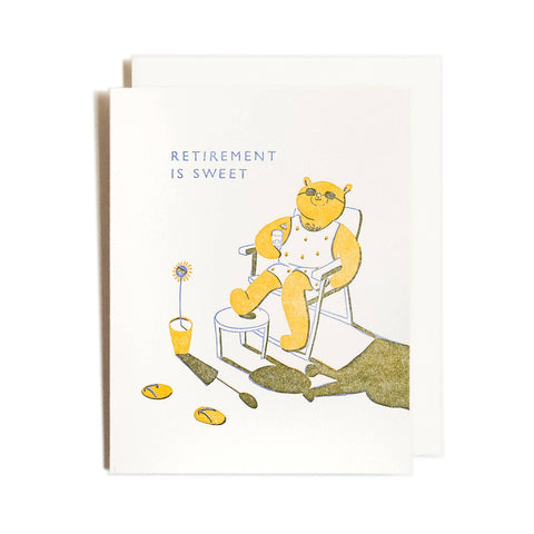 Retirement Bear Card
