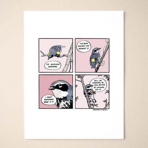 Misplaced Comic Print